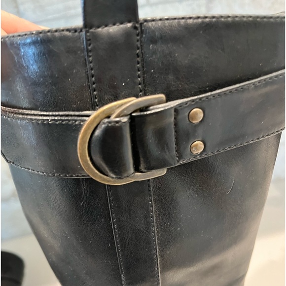 AEROSOLES Tall Black Boots, Size 8 - Picture 8 of 13